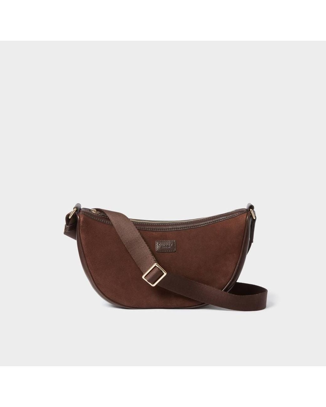Osprey Brown The Mocha Suede Sling Bag for men