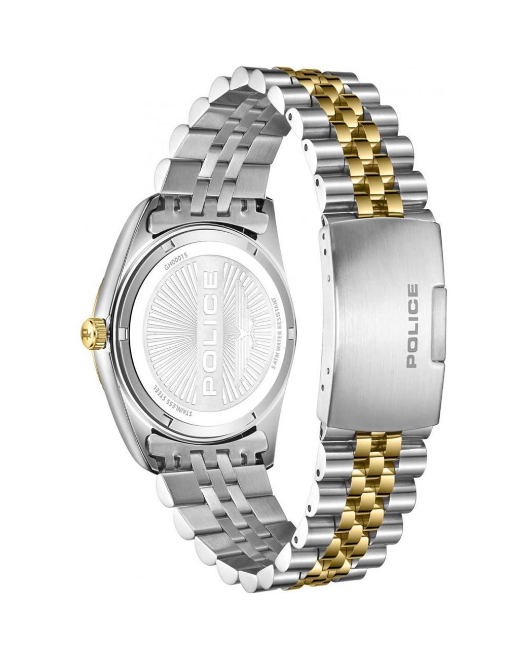 Police Metallic Pewgh0001502 Stria 47Mm Quartz Watch for men