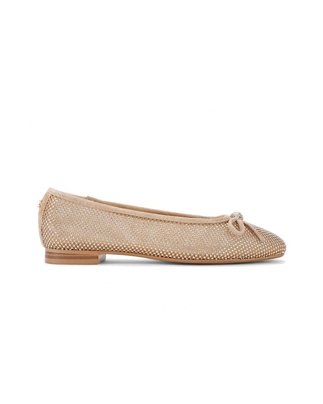 Carvela Kurt Geiger Natural 'Emilia Flat' Flats