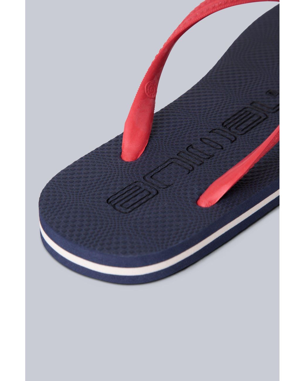 Animal Gray 'Oceana' Soft Lightweight Striped Beach Pool Slip On Flip Flops