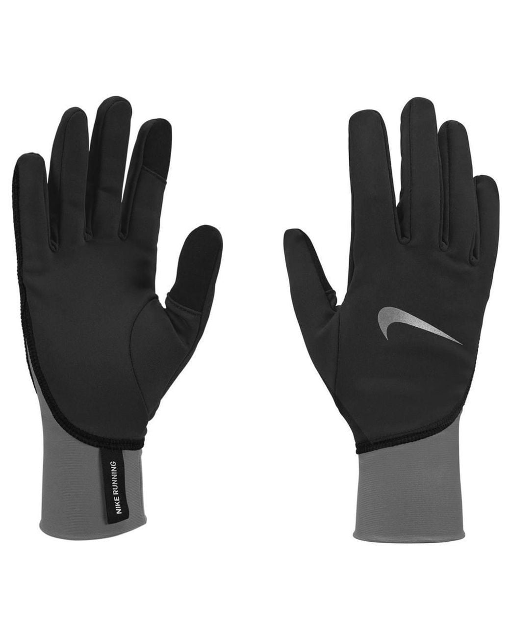Nike Black Pacer Midweight Running Gloves