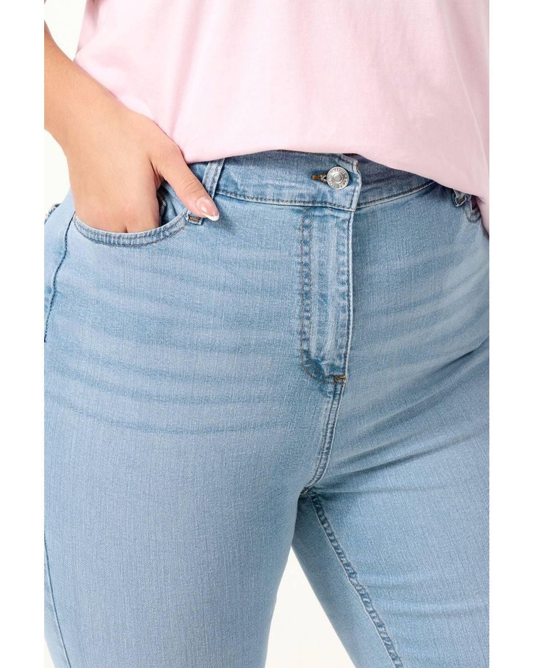 Yours Blue Stretch Skinny Ava Jeans