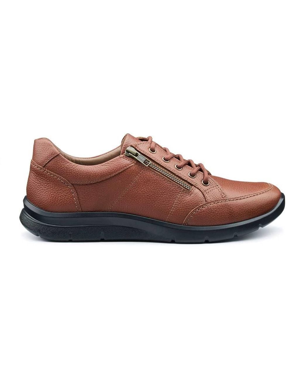 Hotter Brown 'Finn' Dual Fit Sporty Shoes for men