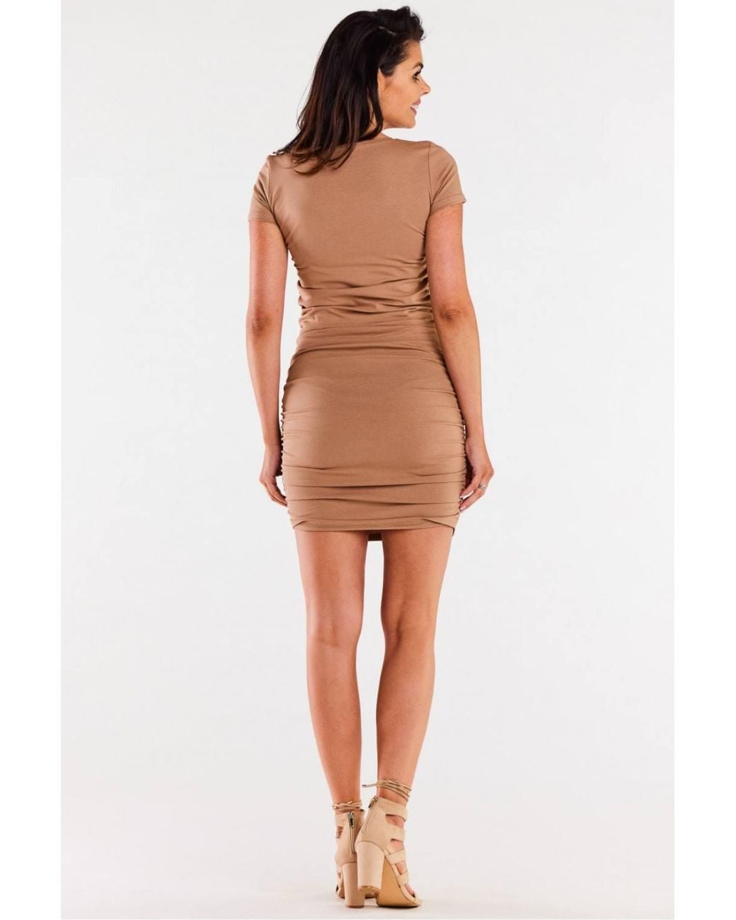 Love Lace Natural Soft Knit Short Tight Skirt