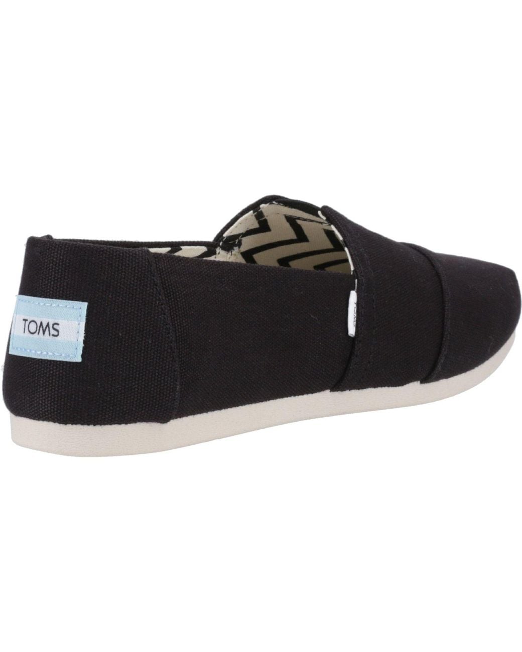 TOMS Black Alpargata' Slip On Shoes