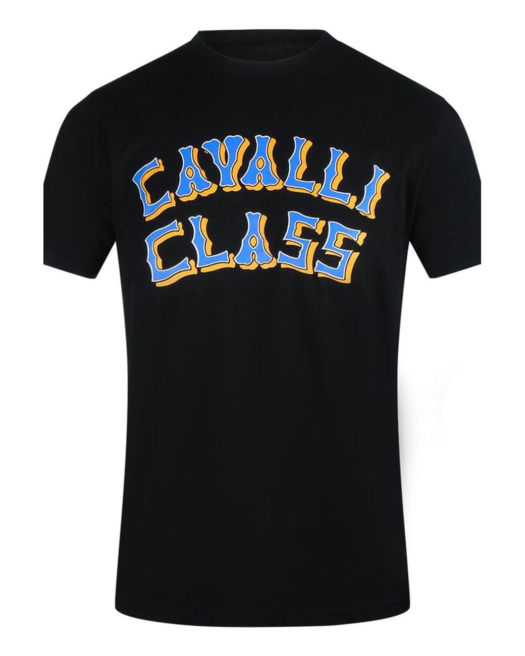 Roberto Cavalli Black Short Sleeve T-Shirt for men