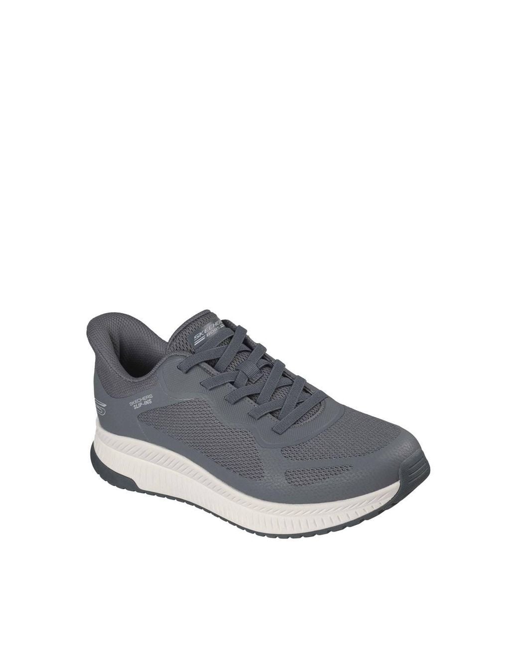 Skechers Gray Bobs Sport Squad Chaos 4 Trainer for men