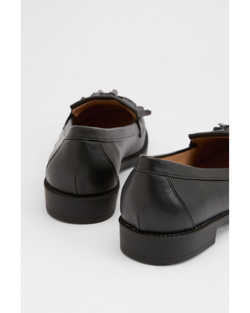 Dorothy Perkins Blue Wide Fit Leigh Fringe Loafers