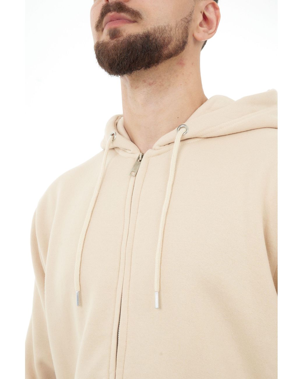 Smart Living Natural Zip-Up Hoodie for men