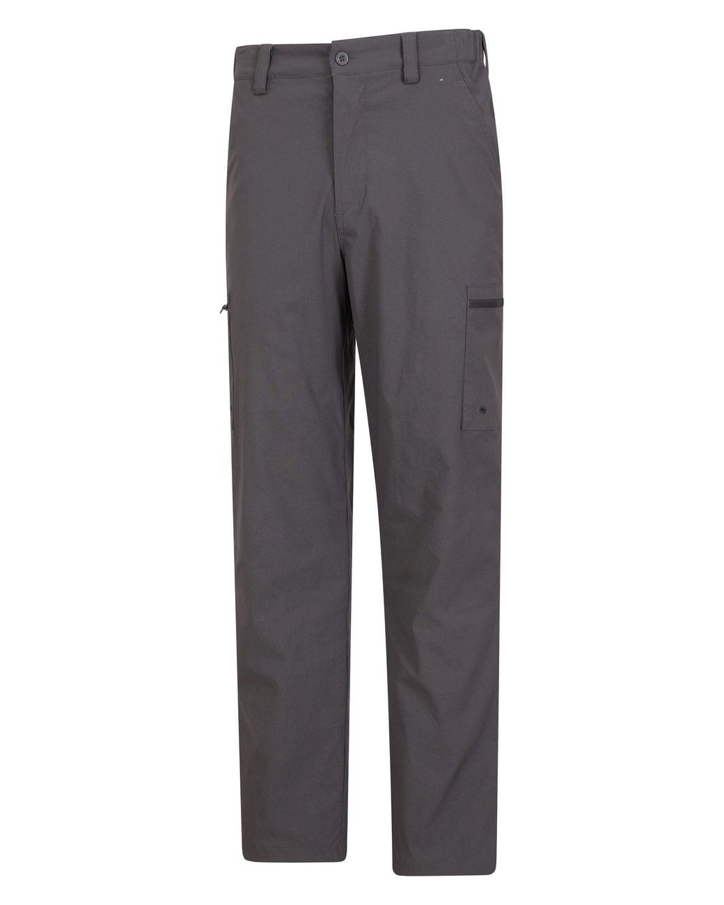 Mountain Warehouse Gray Stretchy Lightweight Thermal Lined Short Length Winter Trek Trouser for men