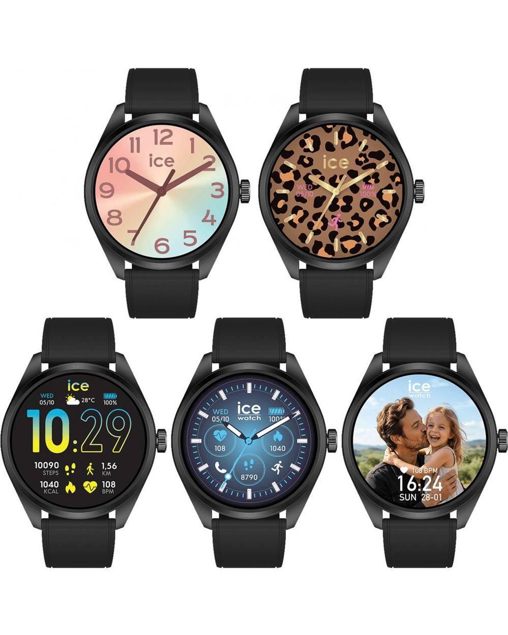 Ice-watch Black 026217 Ice Smart 45Mm Smartwatch for men
