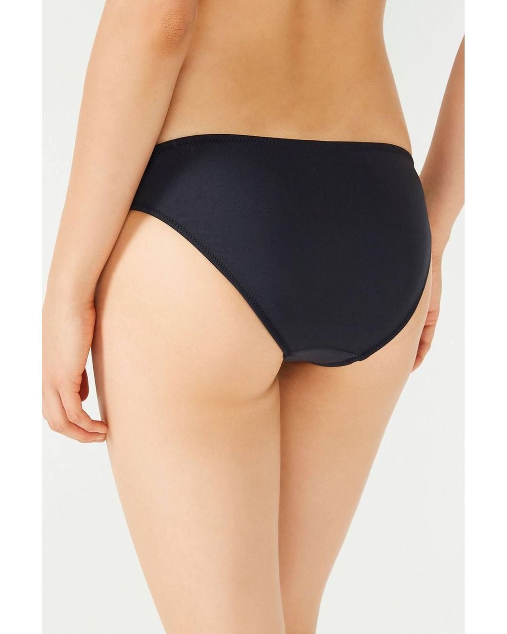 Penti Black Basic Slip Bikini Bottom