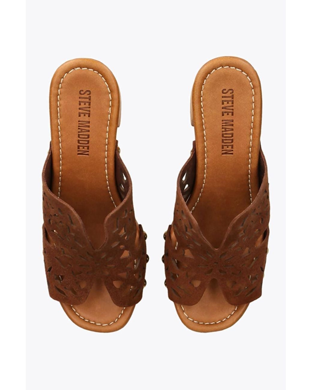 Steve Madden Brown 'Sunkissed' Suede Heels