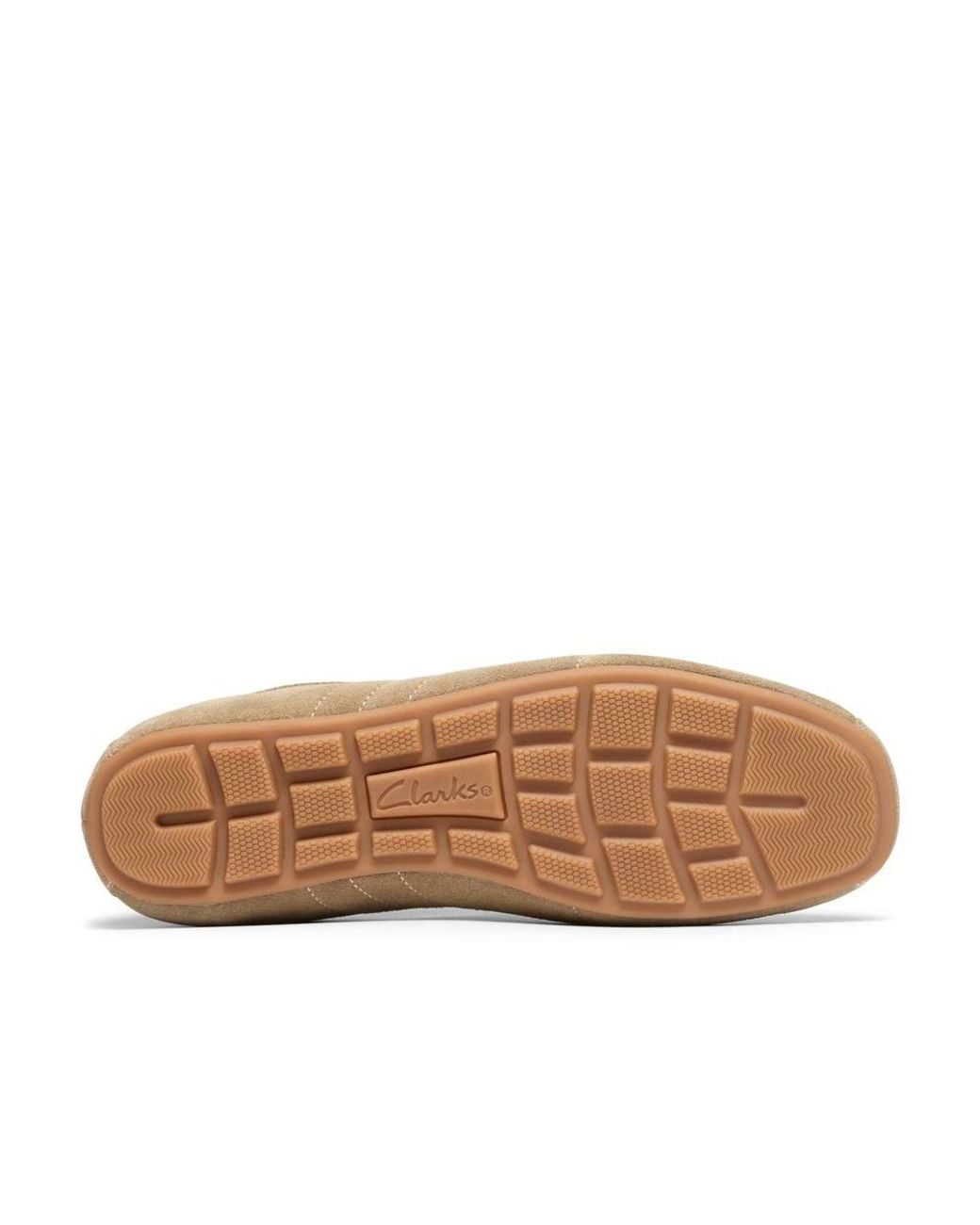 Clarks Brown Railford Lo Sand Suede Trainers, Lace Up for men