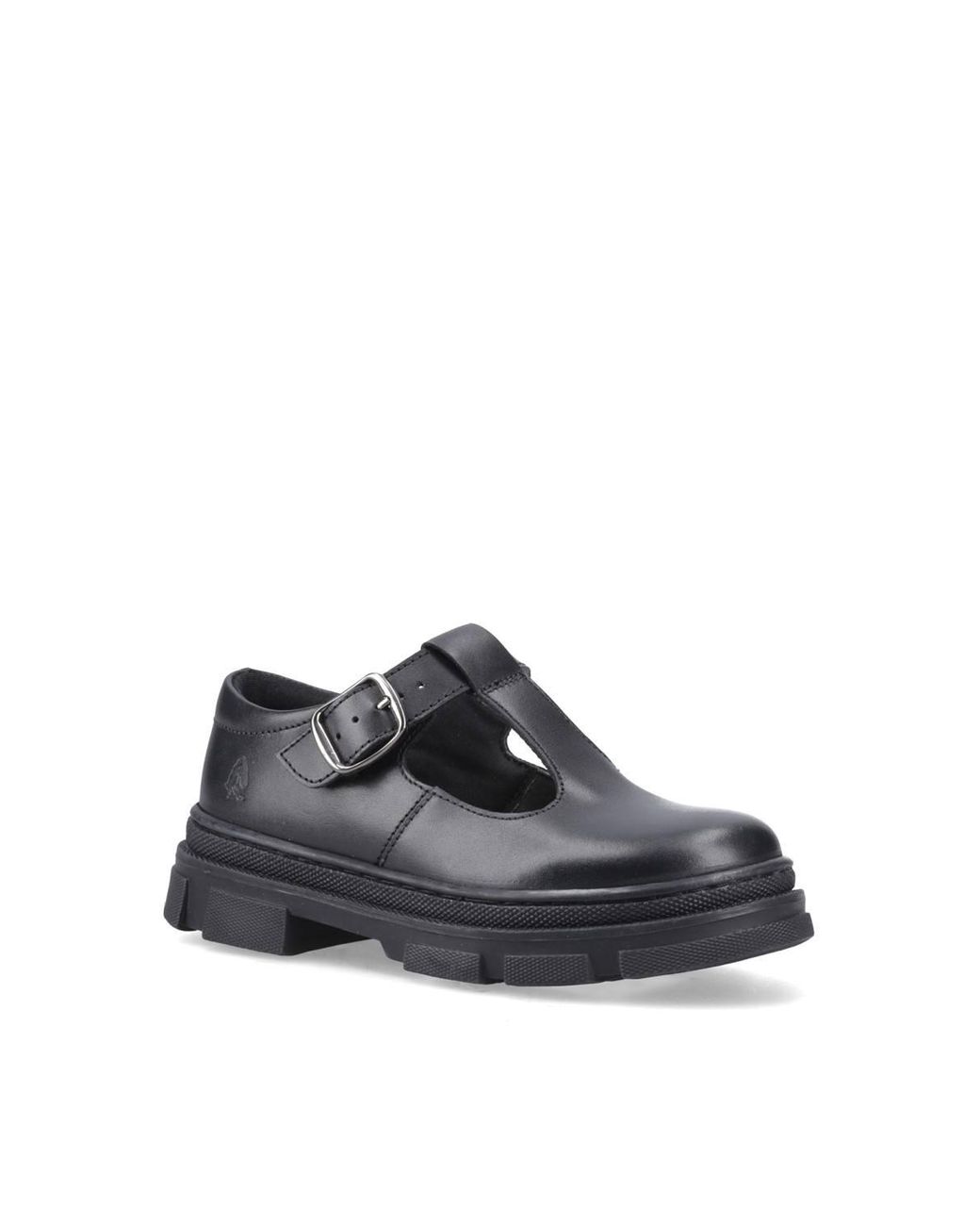 Hush Puppies Black Dulci Senior School Shoe