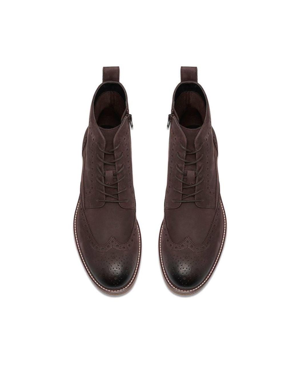 Clarks Brown Chelwood Hi Oily Ankle Boots, Lace Up for men