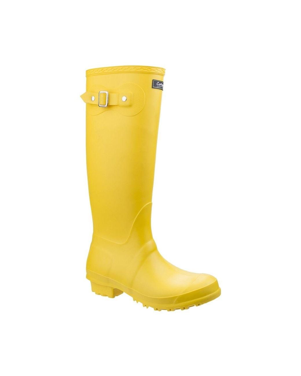 Cotswold Yellow 'Sandringham' Pvc Wellington Boots