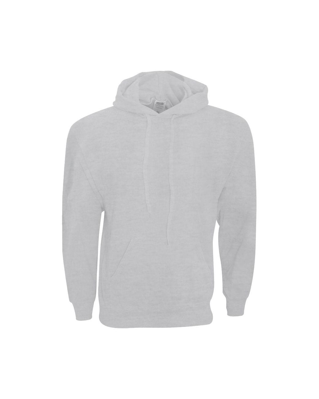 Fruit Of The Loom Gray Hooded Sweatshirt Hoodie for men