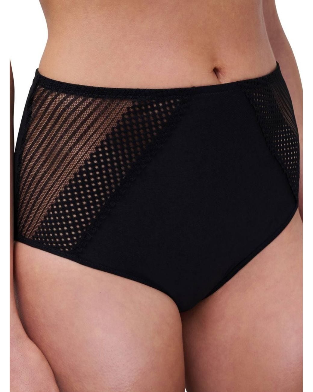 Chantelle Black Play High Waist Brief