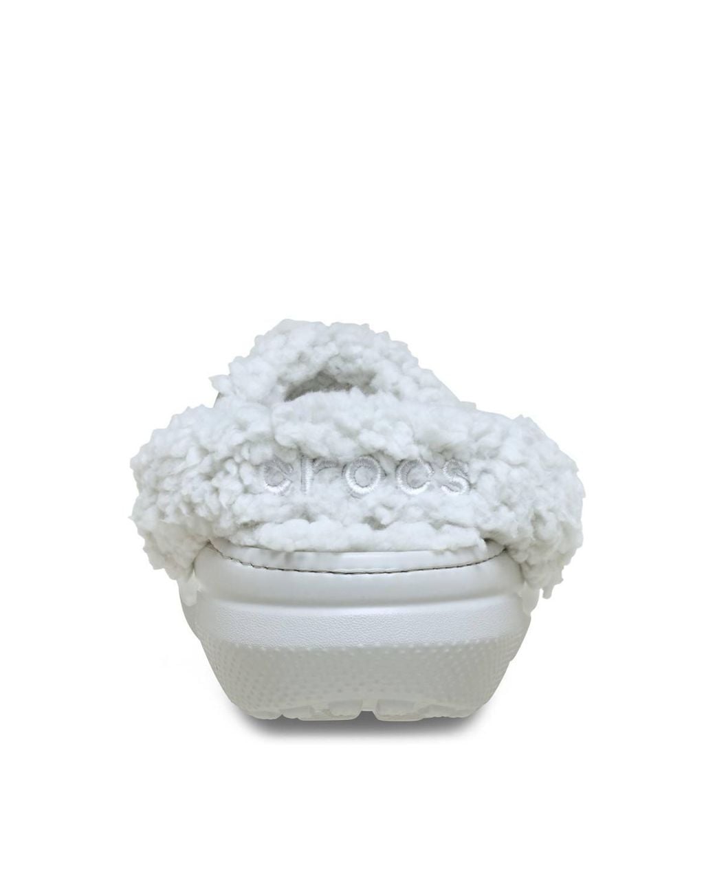 CROCSTM White Classic Fleece Lined Clog for men