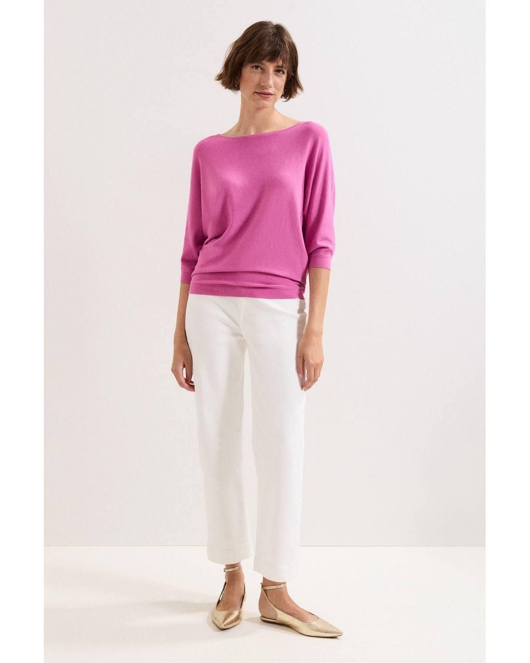 Phase Eight Pink Cristine Knit Jumper