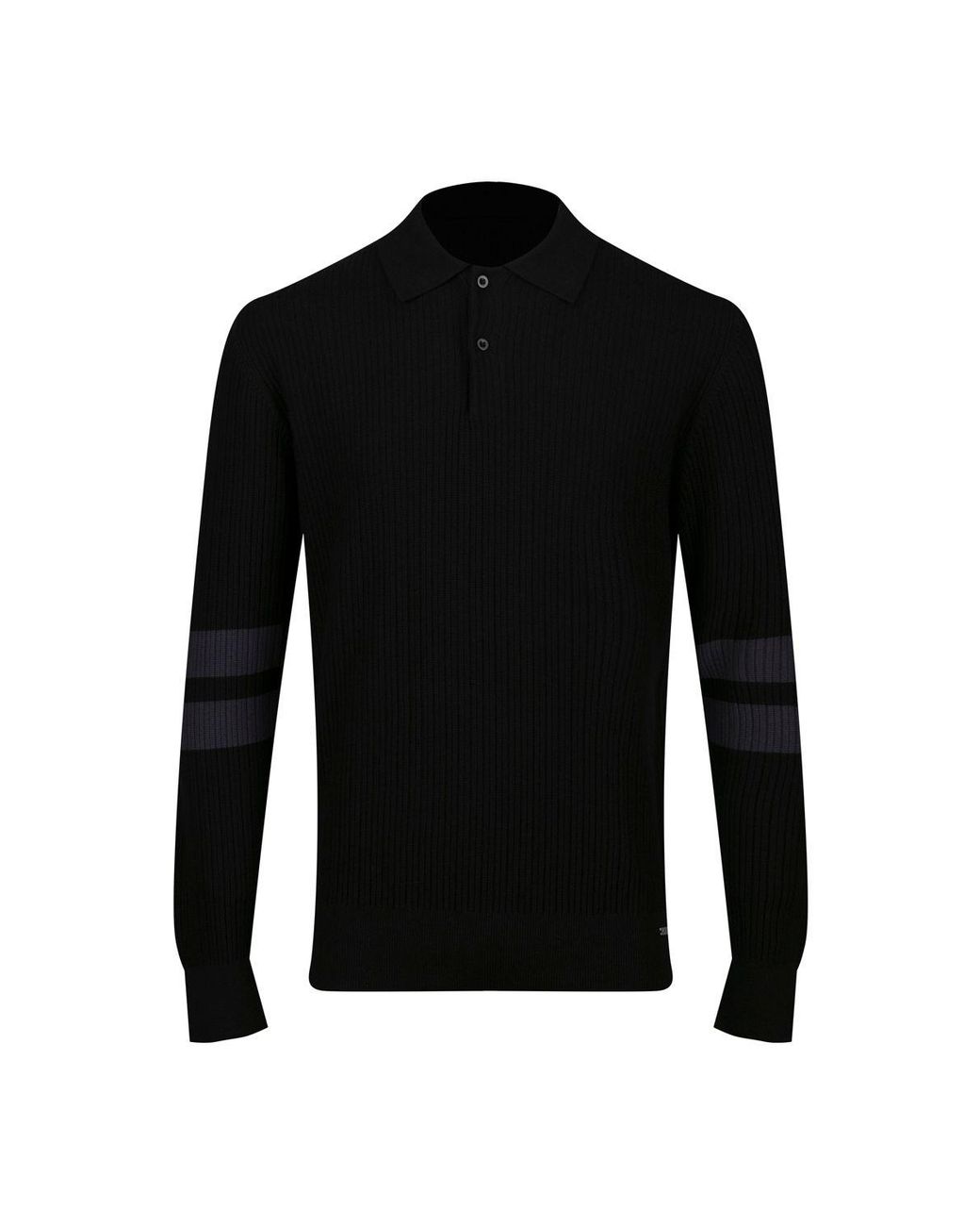 Luke 1977 Blue Dawlish Knitted Polo for men