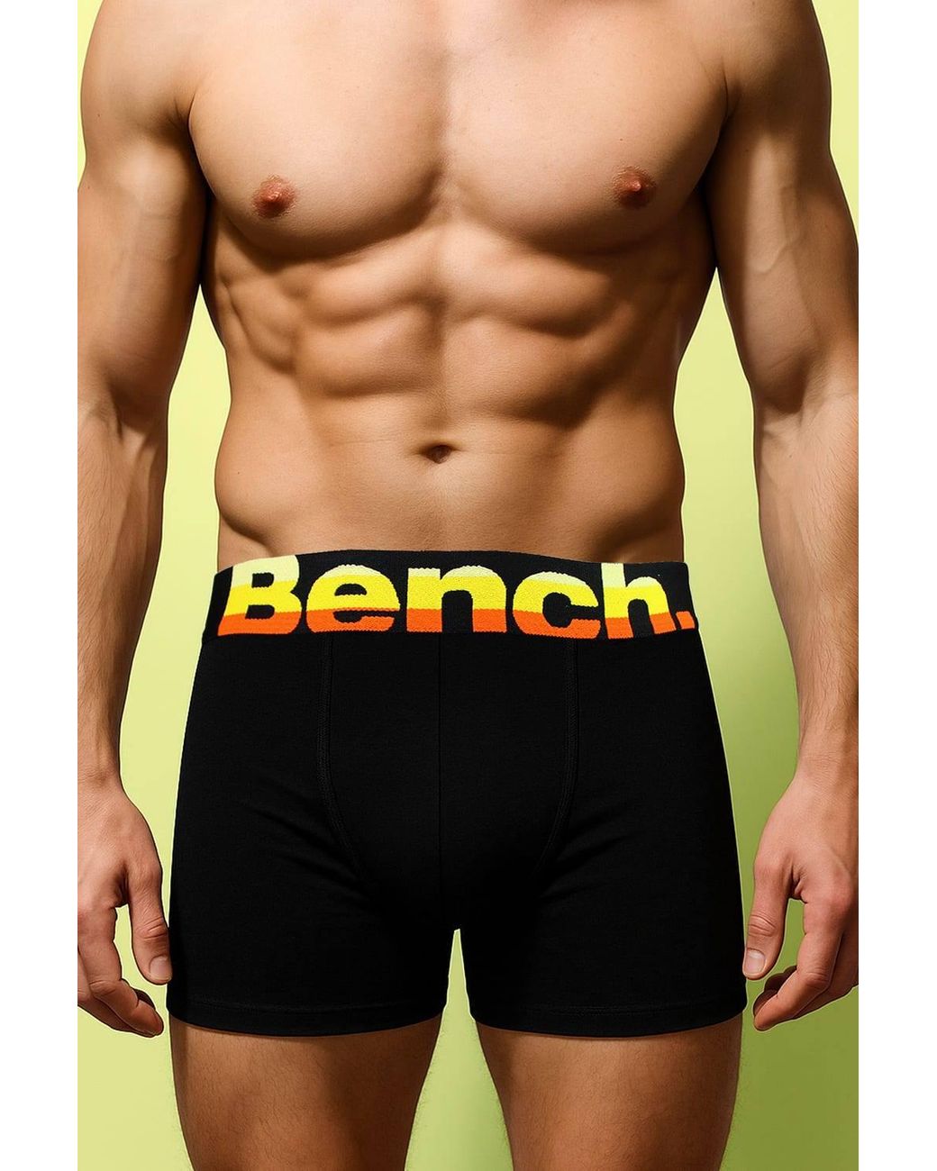Bench Black 3 Pack Cotton Boxers Underwear for men