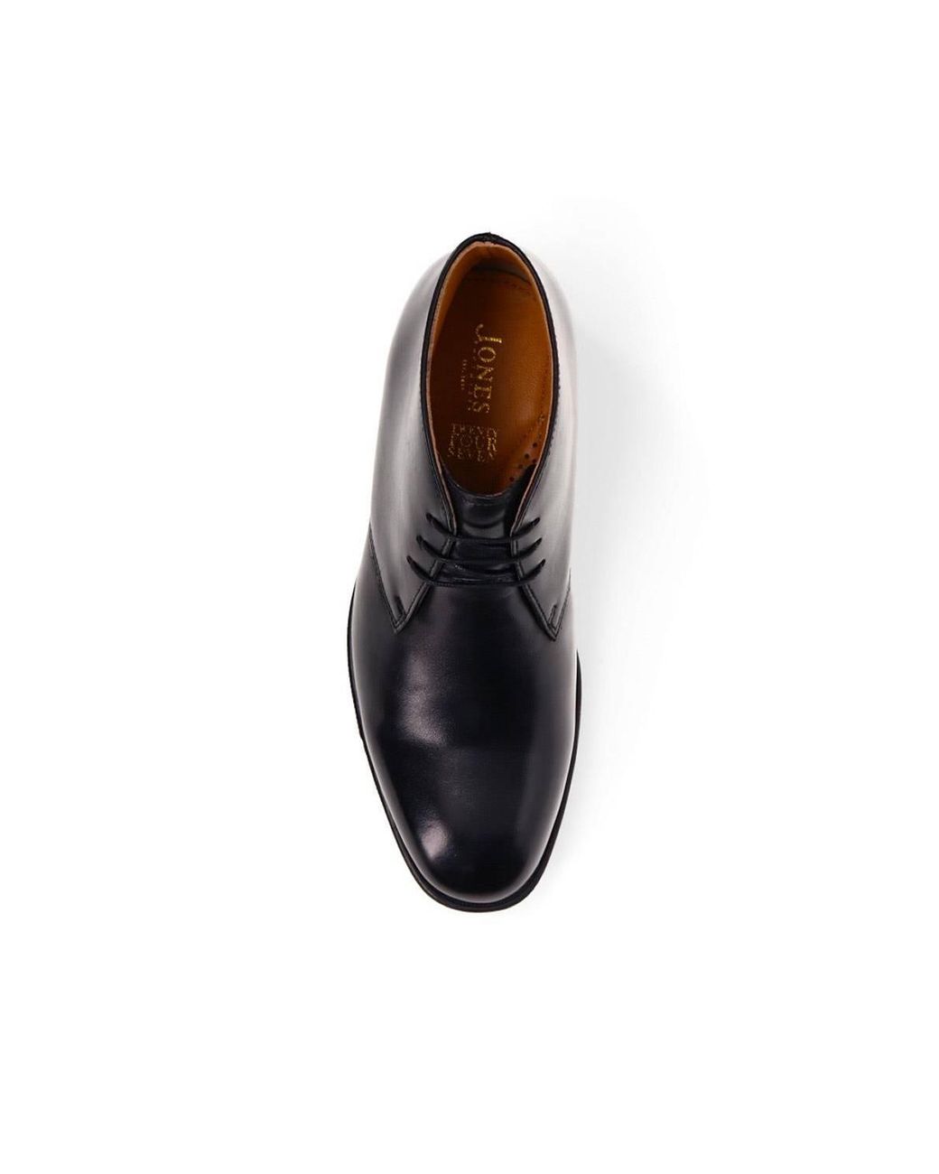 Jones Bootmaker Black Gordon Lace-Up Leather Boots for men