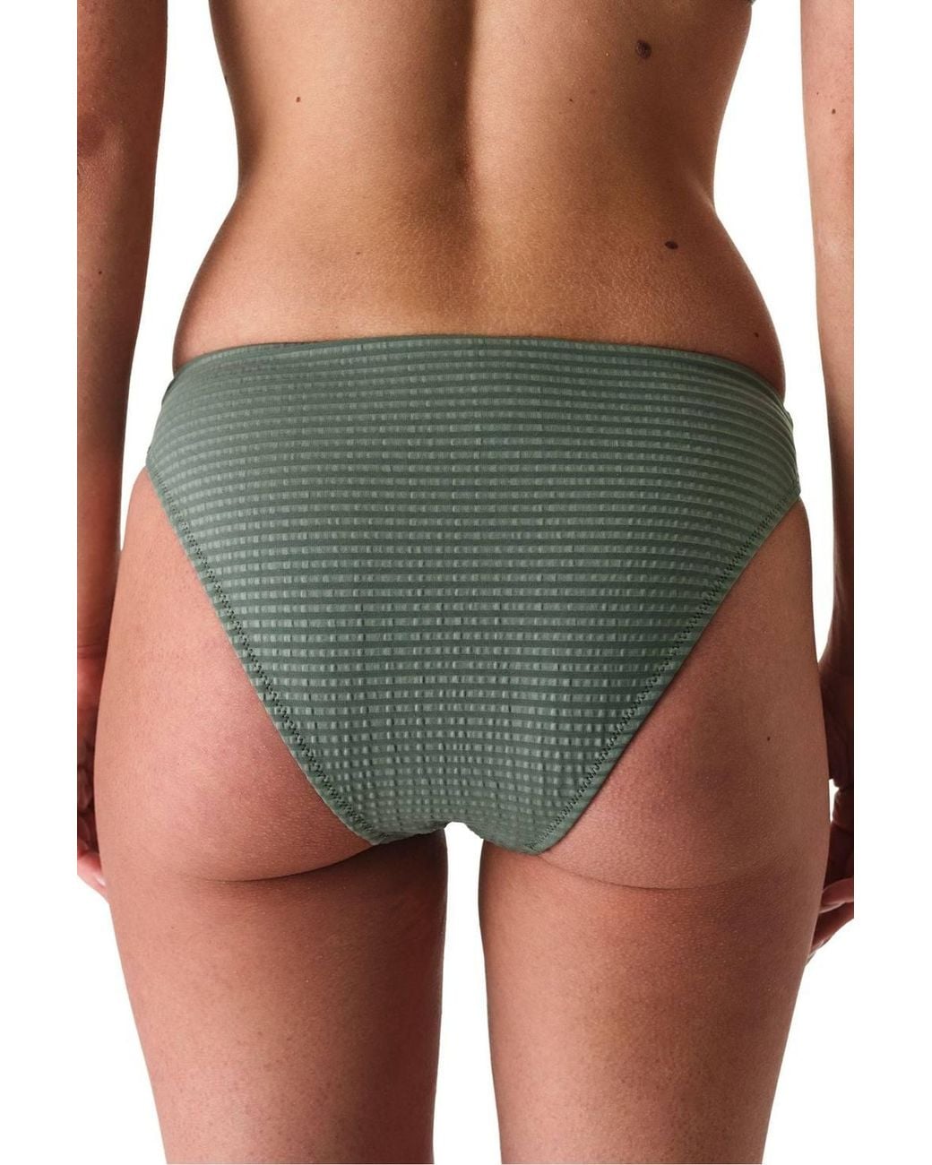 Penti Green Rana Textured High Waist Bikini Bottom