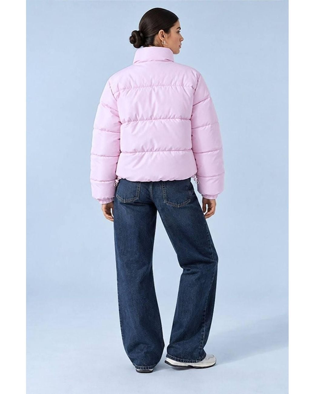 Hiccup Purple Basic Puffer Jacket