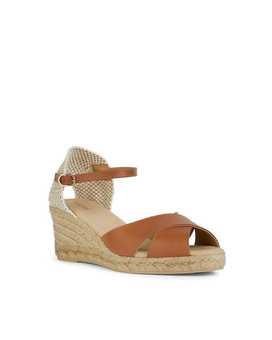 Geox Brown 'D Gelsa Low A' Sandal Summer