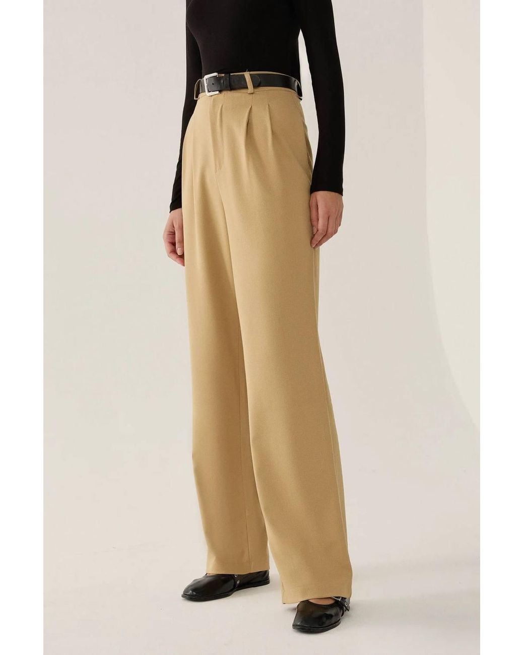 Hiccup Natural High Waist Straight Leg Pants