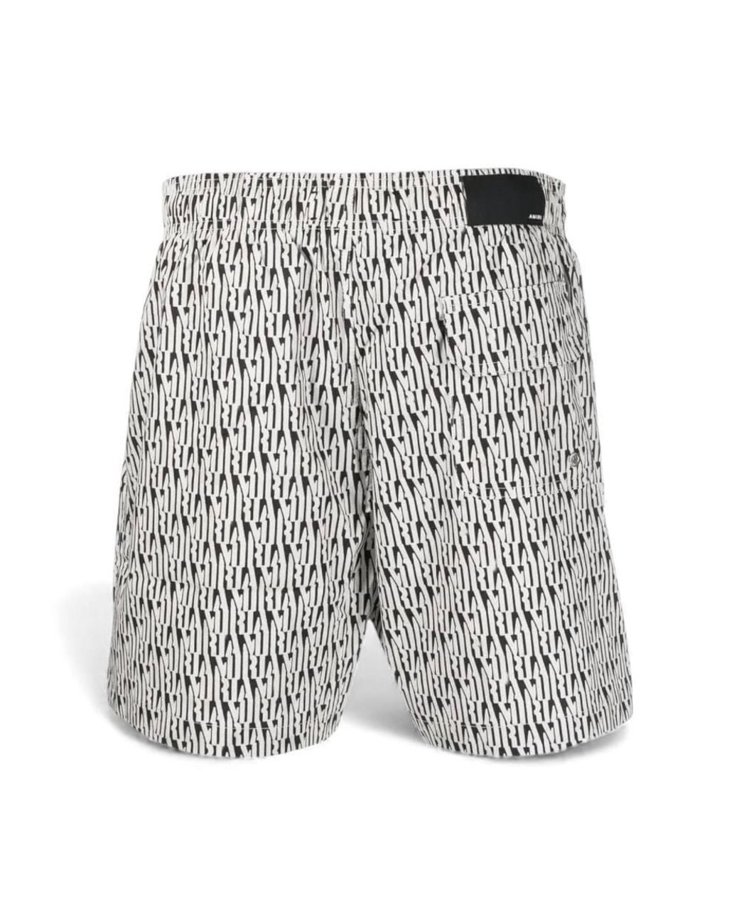 Amiri Gray All Over Swim Shorts for men