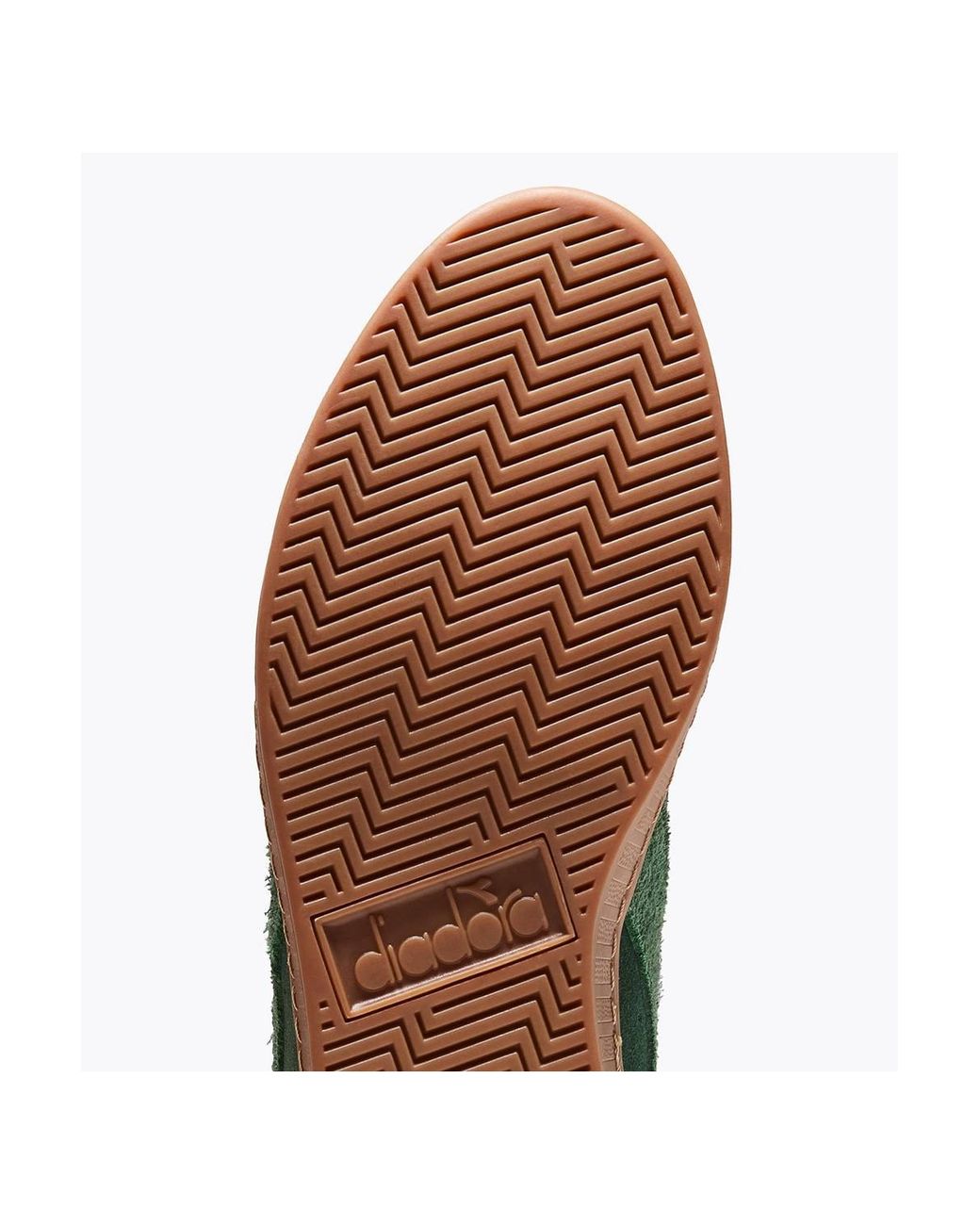 Diadora Green Game Low Suede Trainer Dark Ivy
