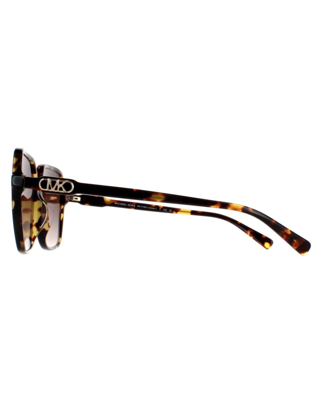 Michael Kors Brown Square Dark Tortoise Gradient Mk2196U Jasper