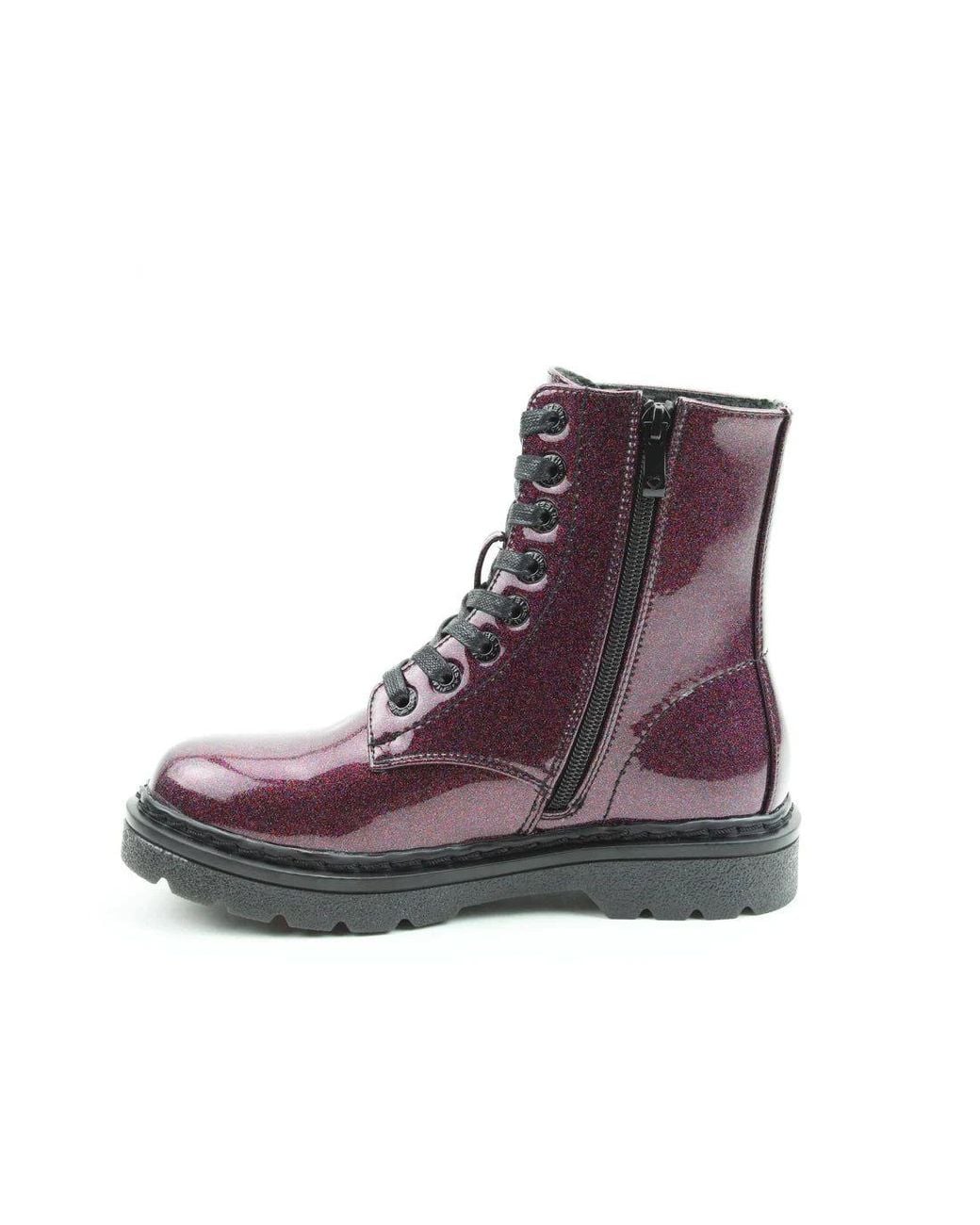 Heavenly Feet Brown Justina2 Glitter Ankle Boots Glitter