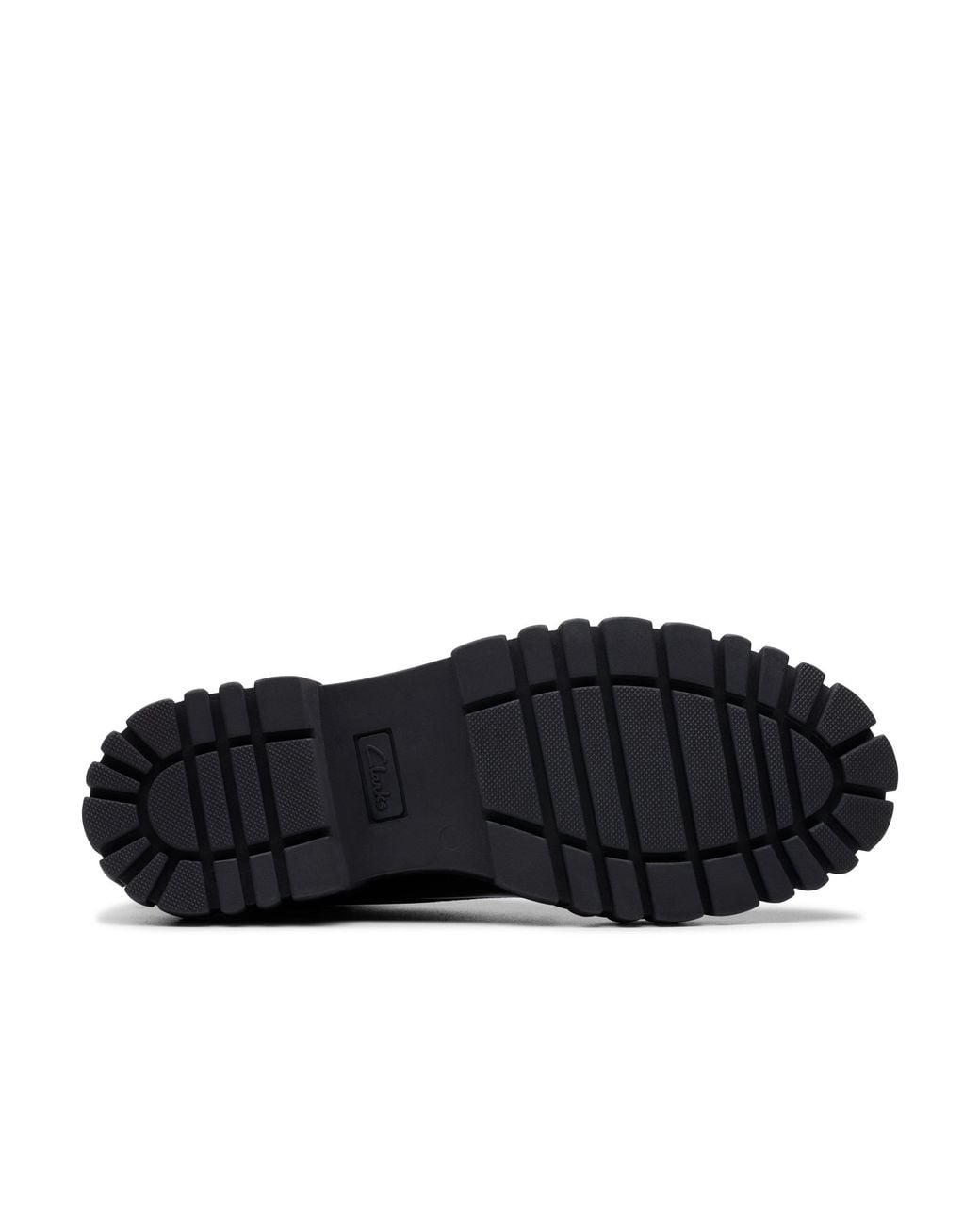 Clarks Black Page Walk Patent Derby Shoes