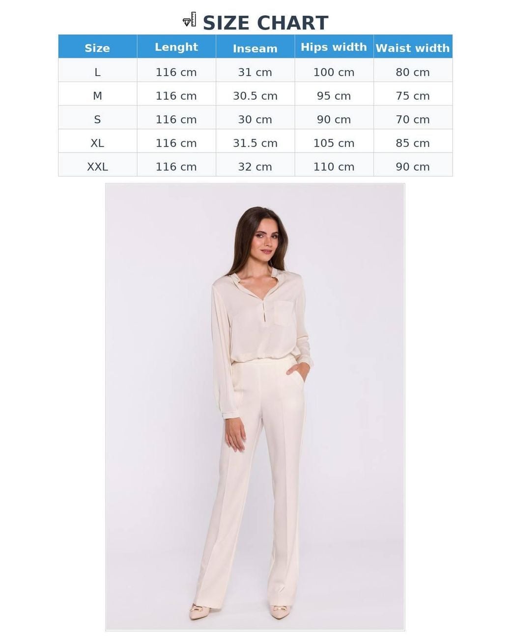 Love Lace Pink High Rise Flared Fabric Trousers Pressed Crease