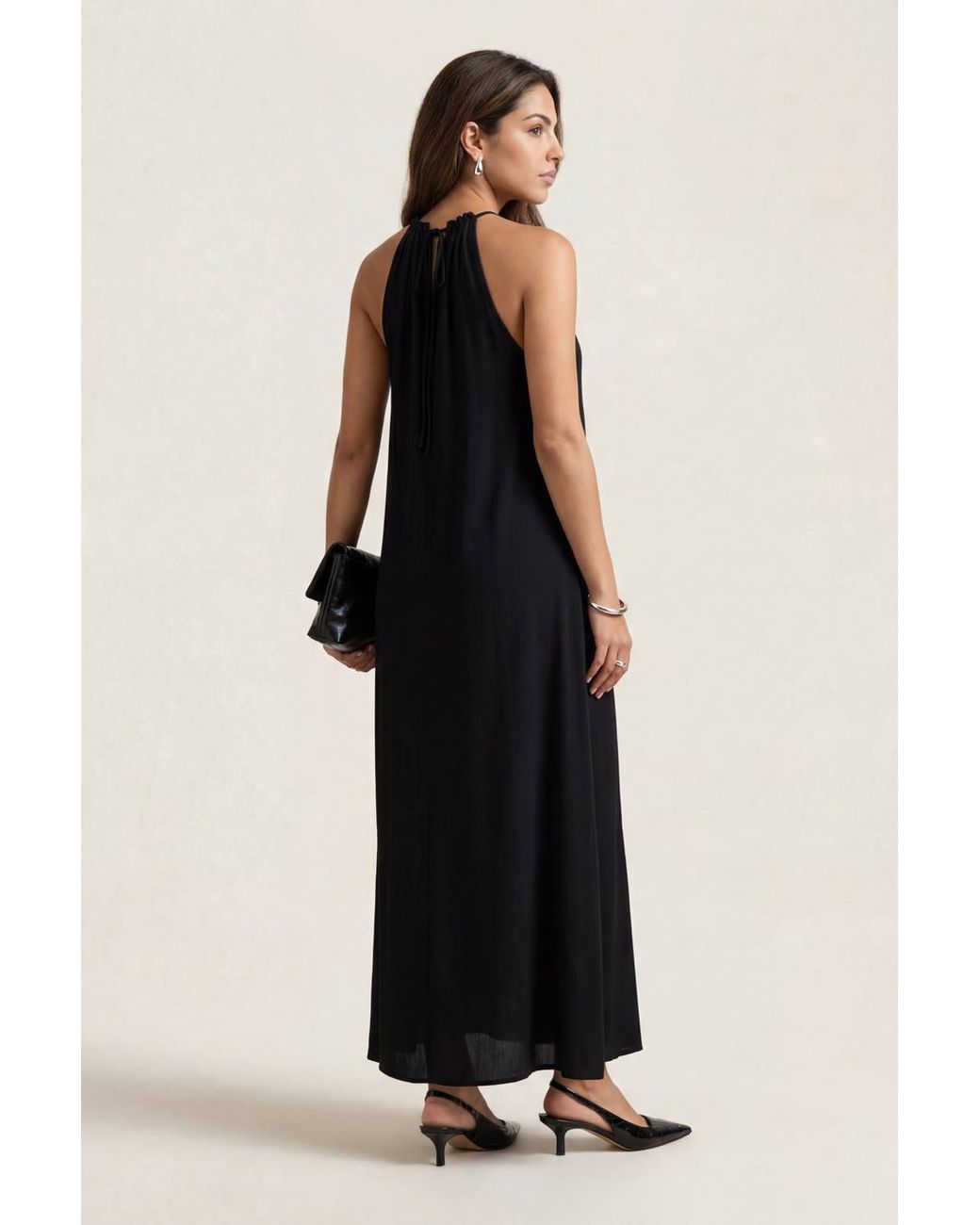Urban Bliss Black Braided Maxi Dress