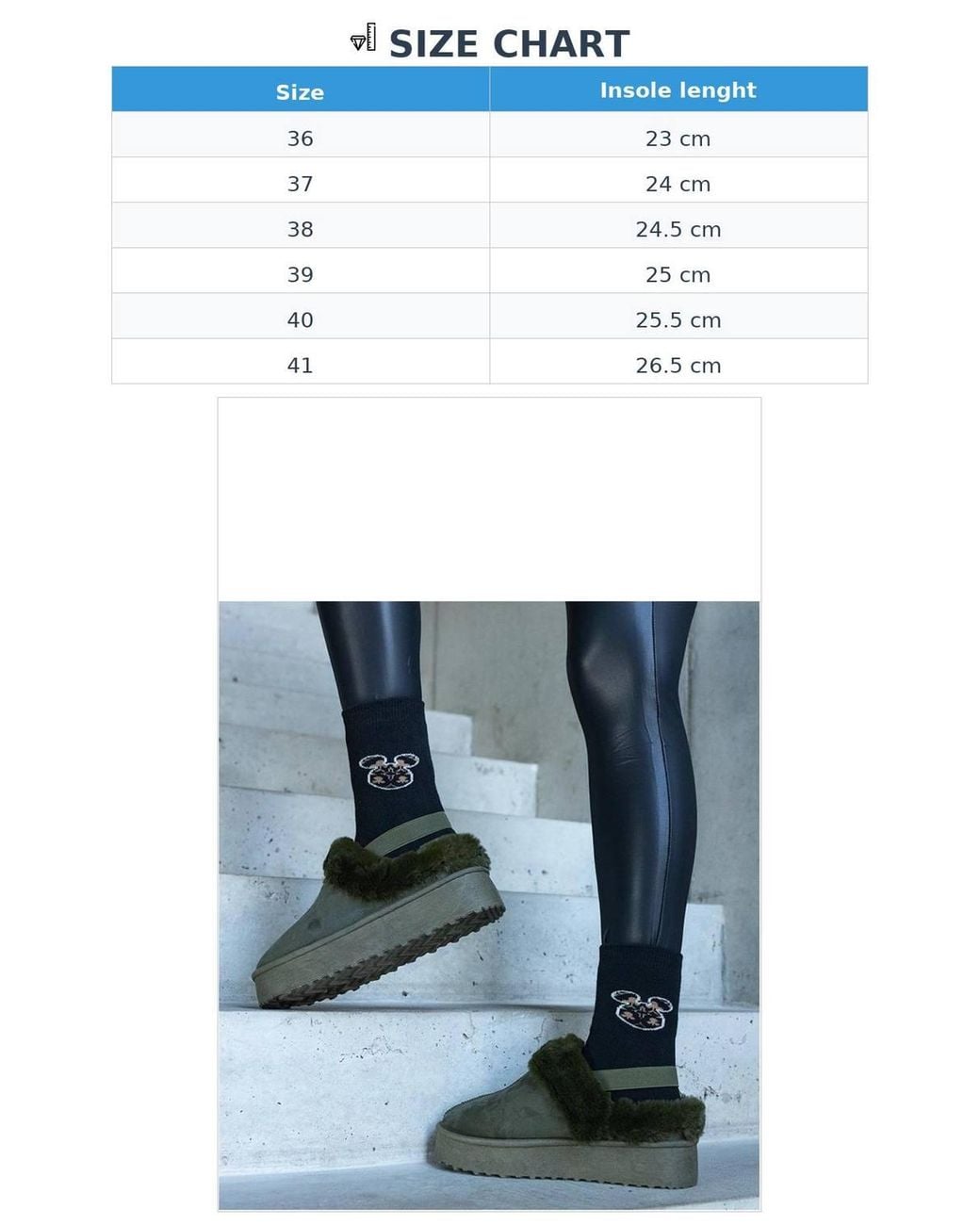 Love Lace Blue Warm Winter Fur Platform Slippers With Heel Elastic Strap