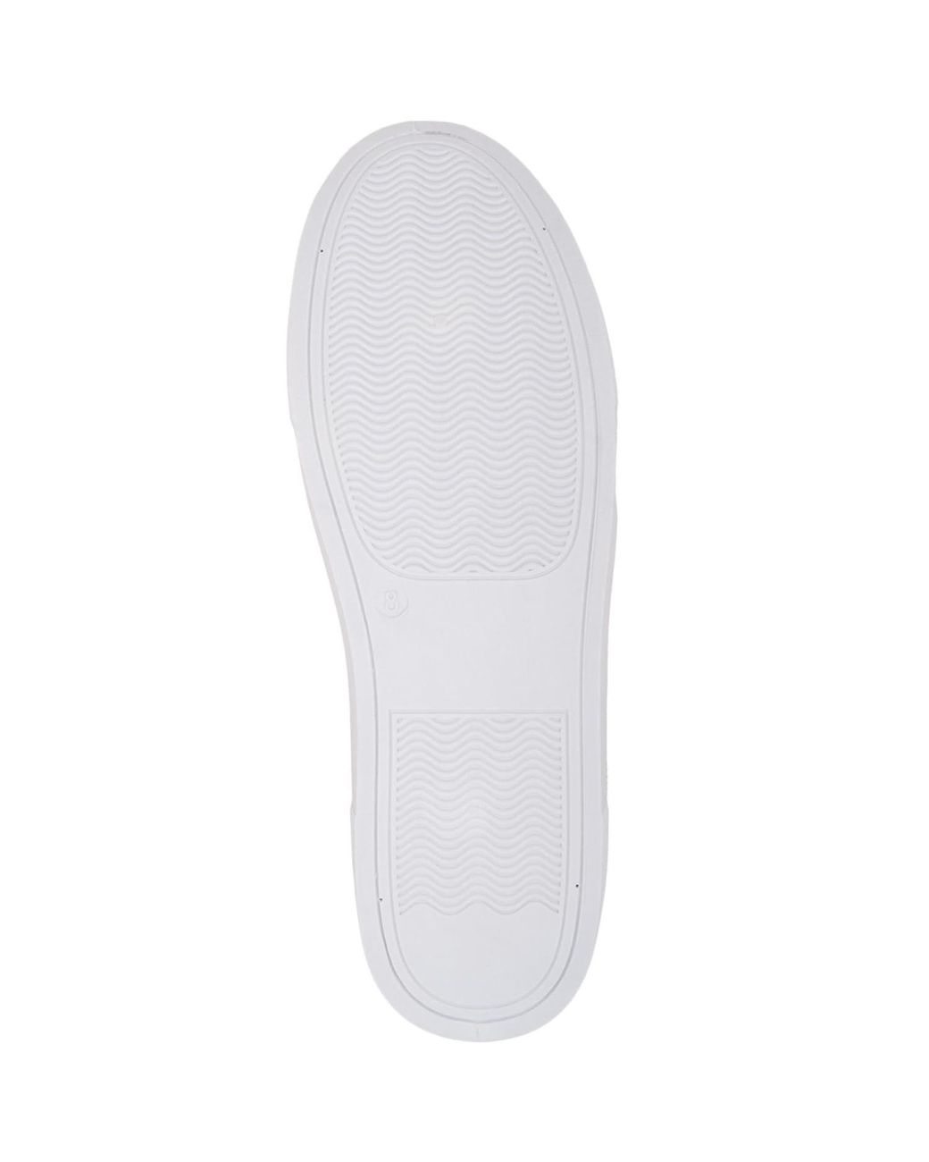 Absolute Footwear White Lace Up Sparkly Striped Canvas Chunky Platform Shoe