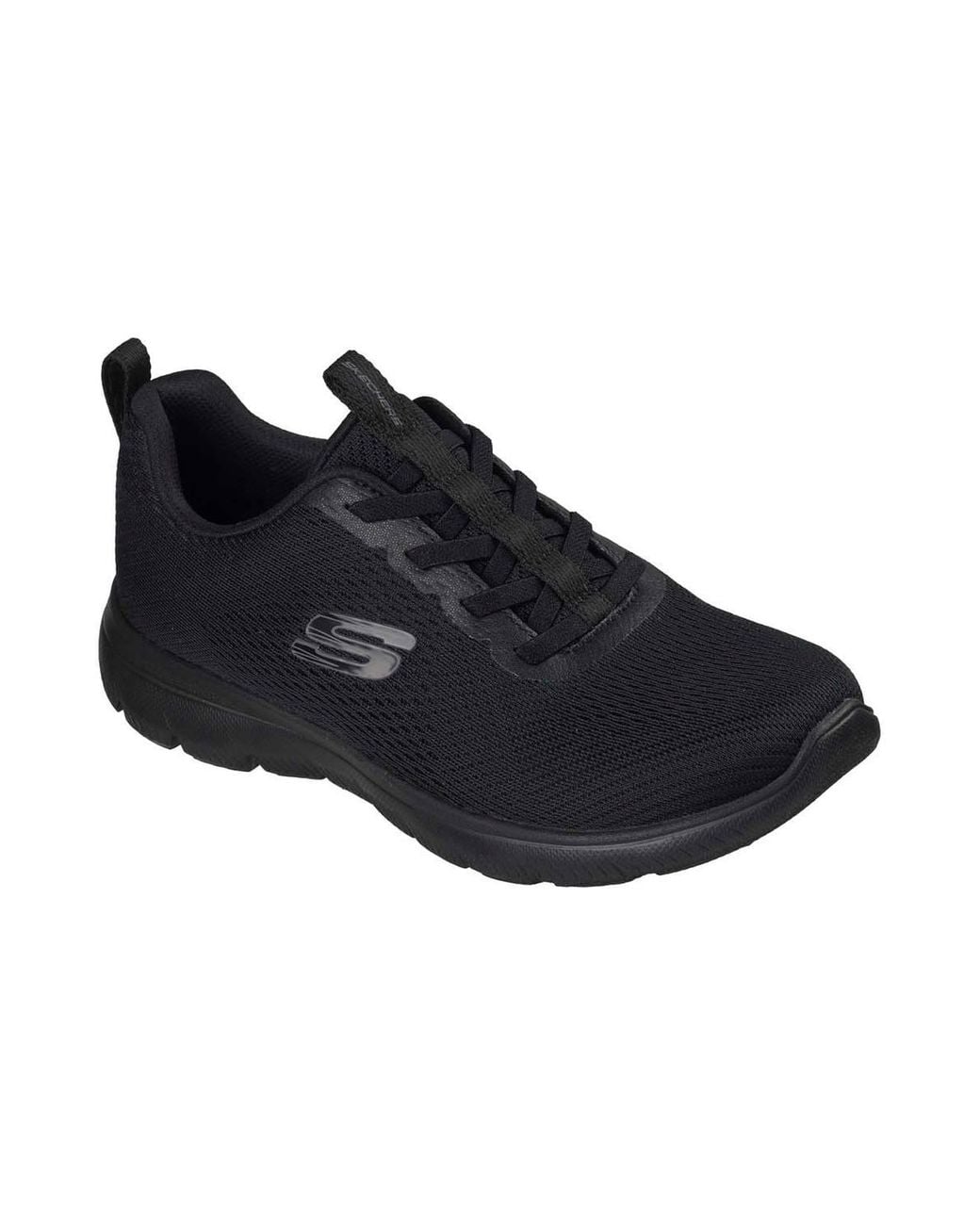 Skechers Black Summits Fresh Vision Slip-On Trainers