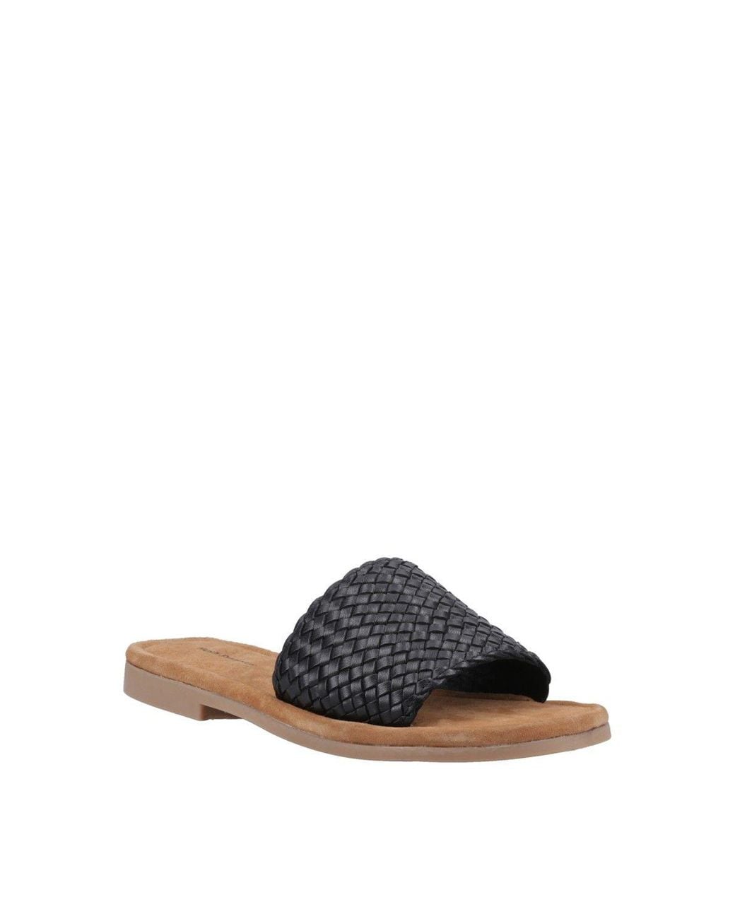 Hush Puppies Black Hetty Slide Sandal
