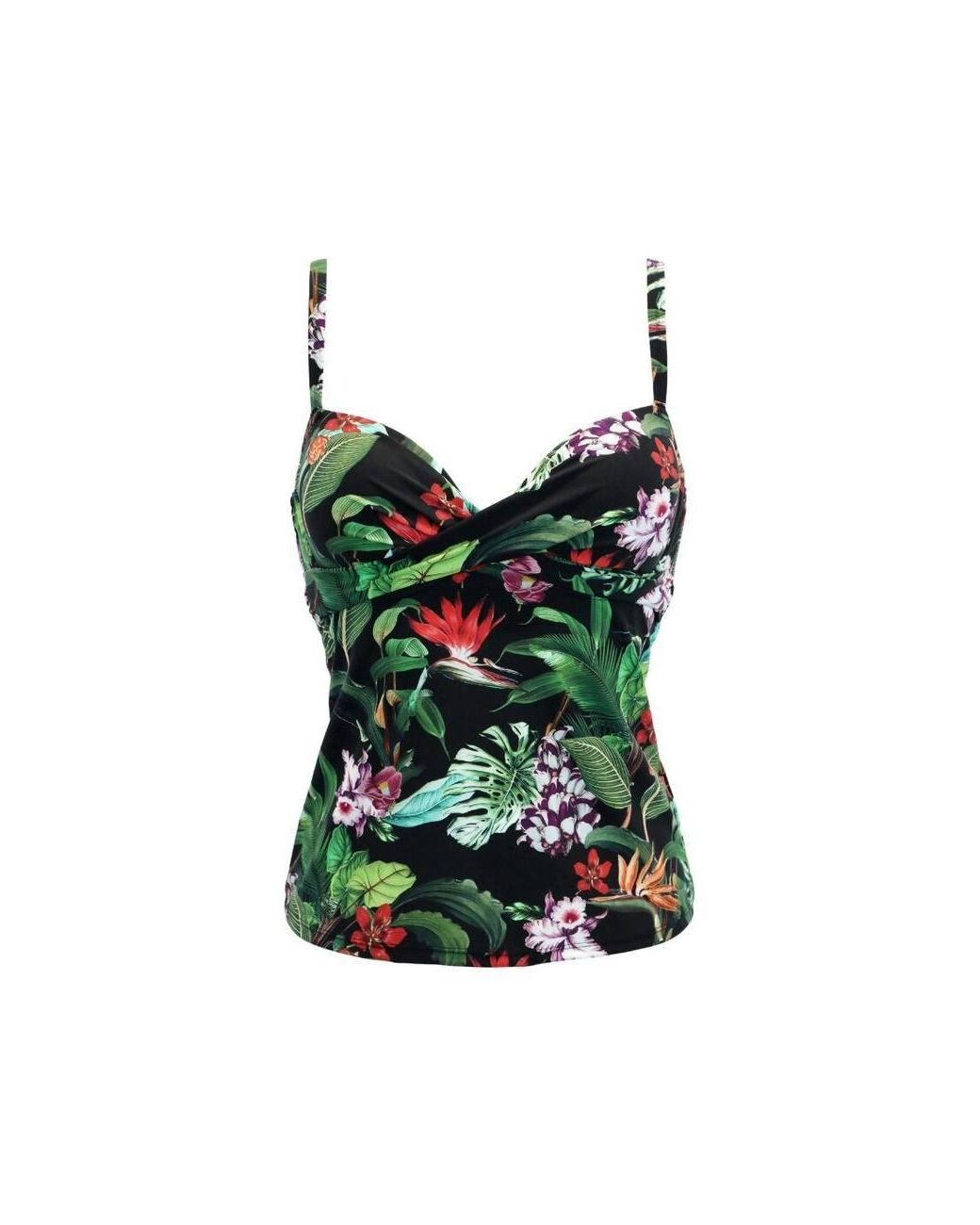 Pour Moi Green Palermo Padded Tankini Top