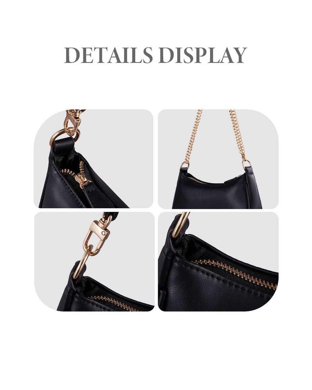 MODISHION Blue Versatile Pu Leather Shoulder Bag With 2 Removable Straps