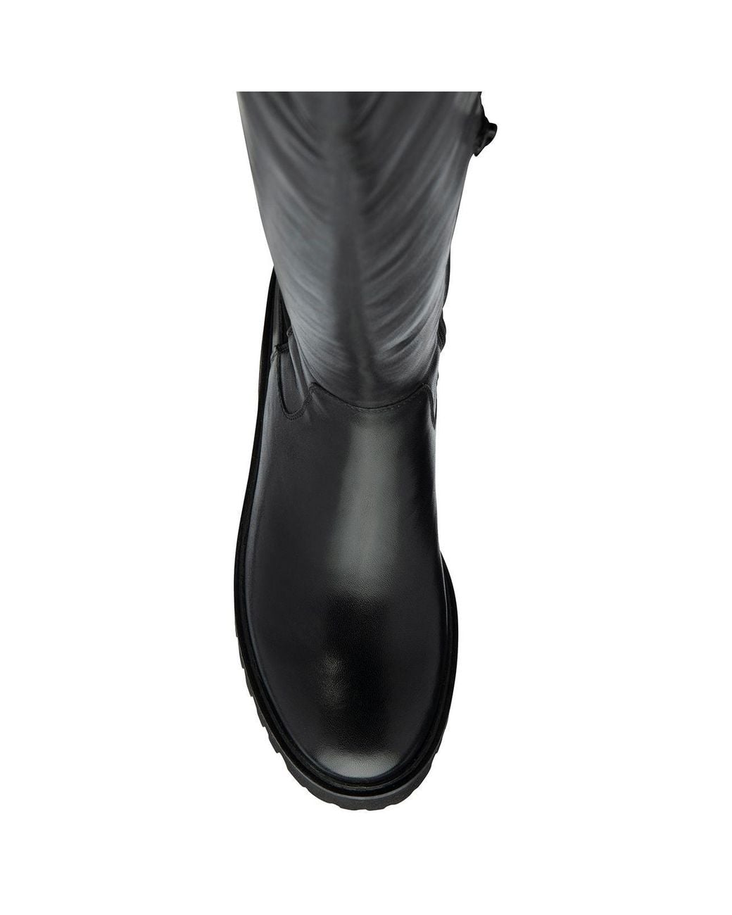Ravel Black Leather 'Thornton' Knee-High Boots