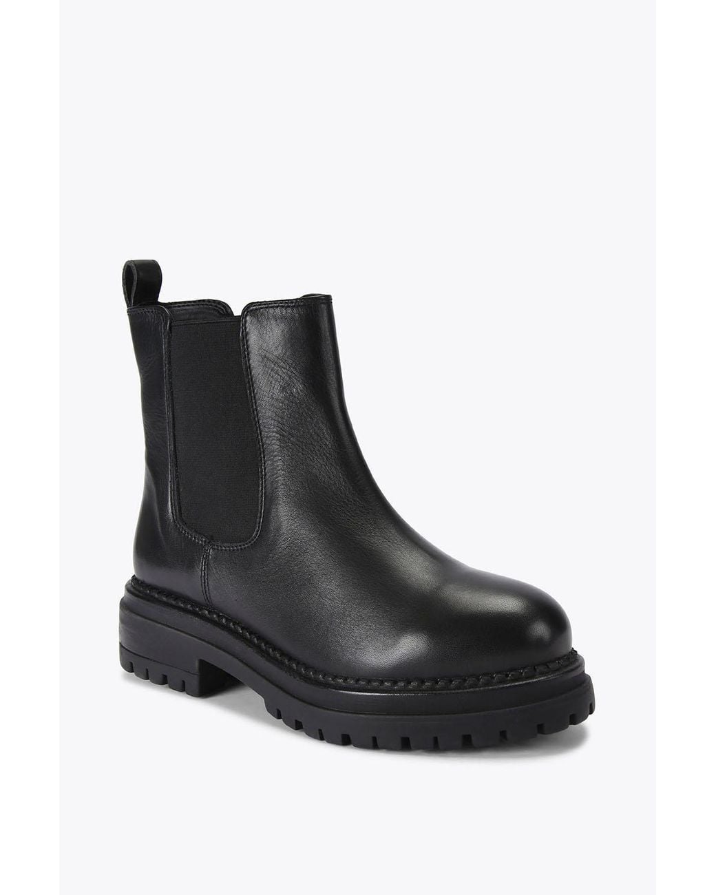 Carvela Kurt Geiger Black 'Headline' Leather Boots