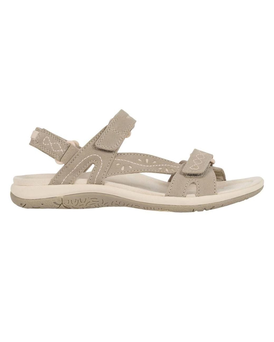 Trespass Gray Naia Suede Cushioned Sandals