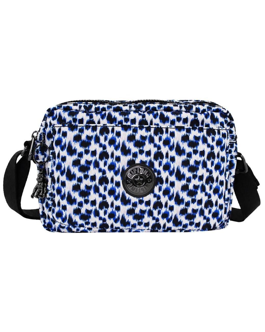 Kipling Blue Curious Leopard Abanu Crossbody Bag