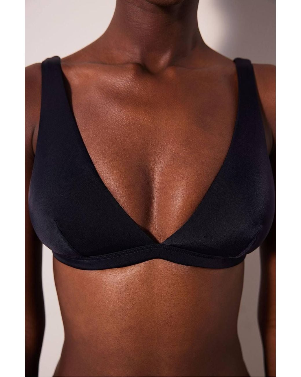 Penti Black Basic Deep V Bikini Top